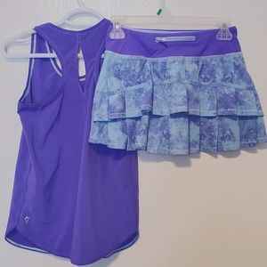 Ivivva Skort and Tank Set